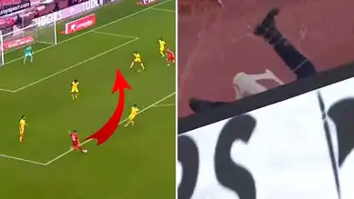 Antalyasporlu Oyuncunun Şutu Güvenlik Görevlisini Yere Serdi!