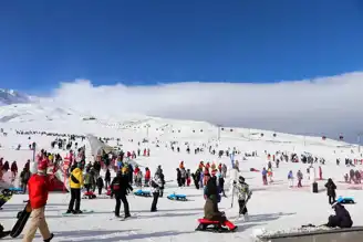 Erciyes Kayak Merkezi'nde Kış Turistleri Akın Akın!