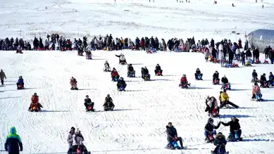 Erciyes Kayak Merkezi Hafta Sonu Doldu Taştı!
