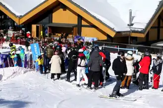 Kartalkaya Kayak Merkezi Doldu Taştı!