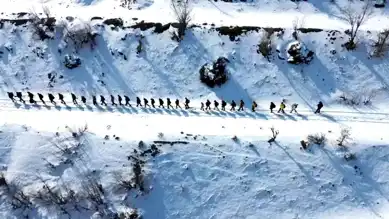 Çüngüş'te Karlı Doğa Sporları Macerası