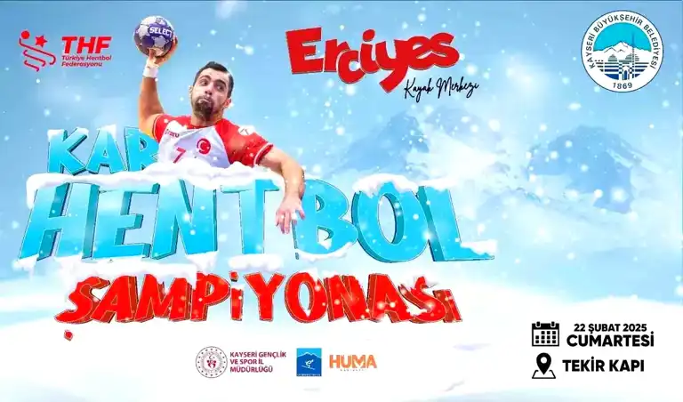 Erciyes'te İlk Kar Hentbol Şampiyonası!